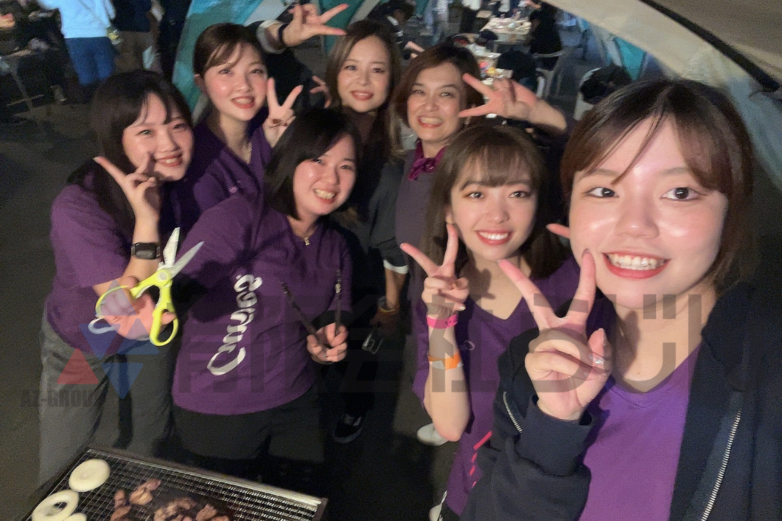 先輩スタッフの笑顔
